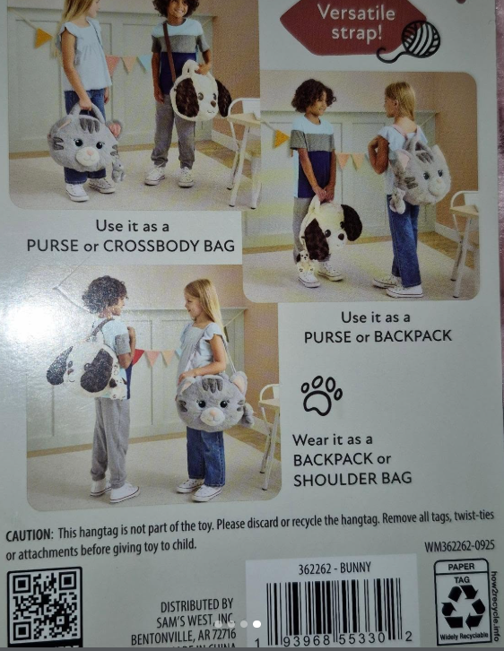 Plush Pet Bag