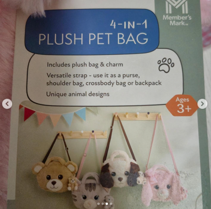 Plush Pet Bag